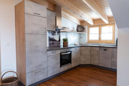 ห้องครัว, Haus Anita Sommer-Bergbahnticket-Unlimeted in ชอลลัง