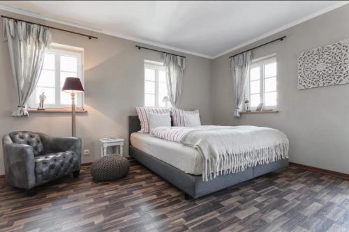 Pension Adele - Ruhig, direkt am Elberadweg & Badesee mit Balkon, Drážďany (fotografie 8)