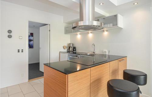 Kitchen, 1 Bedroom Nice Apartment In Idestrup in Idestrup