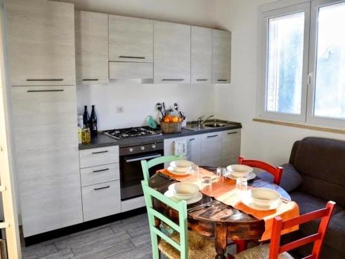 Kitchen, Apartment in Marche with Pool near Adriatic in Lapedona