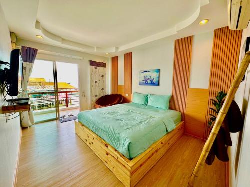 1 double bed