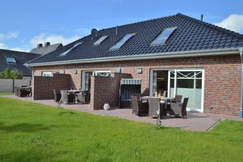 Deichidylle I in Norddeich, Deutschland