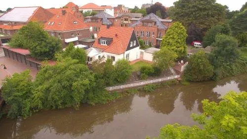 Stadtidyll in Norden, Deutschland
