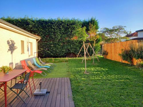 Les Zinnias Villa 3 chambres 4 lits 2 sdb Terrasse & Jardin gîte à louer Palhaire