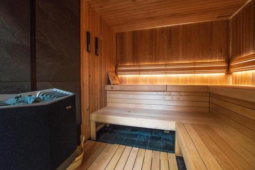 sauna, Apartmán na Sportovním areálu (Apartman na Sportovnim arealu) in Krasna Lipa