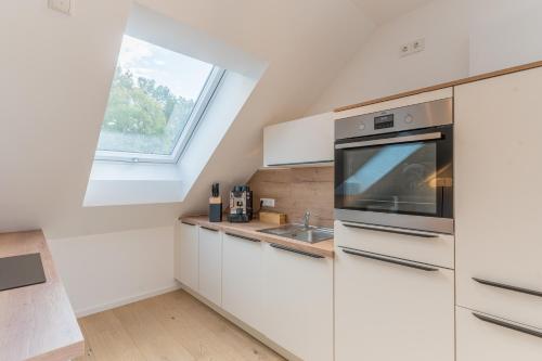 廚房, Modernes Apartment in Langenbach bei München, nahe Flughafen München (Modernes Apartment in Langenbach bei Munchen, nahe Flughafen Munchen) in 朗根巴赫