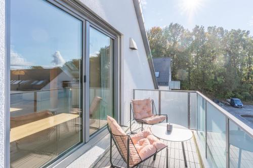 陽台/露台, Modernes Apartment in Langenbach bei München, nahe Flughafen München (Modernes Apartment in Langenbach bei Munchen, nahe Flughafen Munchen) in 朗根巴赫