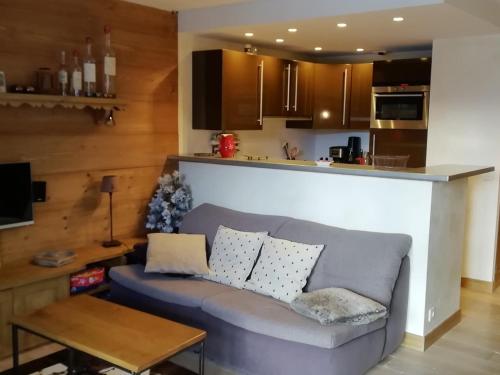 Charmant duplex 4 pieces, 10 pers, pieds des pistes, WiFi, parking optionnel - FR-1-411-833 in Les Villards