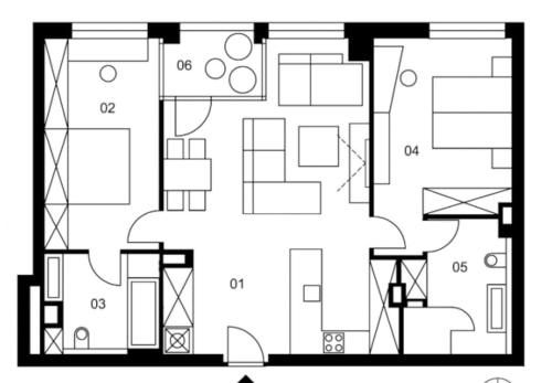 Eurovea 2Bedroom Suite by Danube Free Parking, Братислава (фото 5)