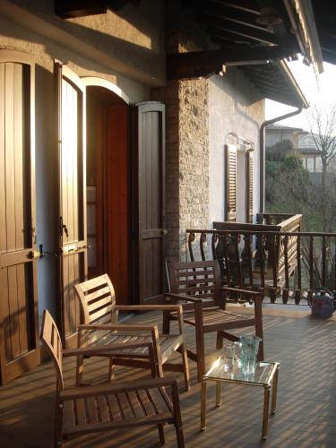 Balkon/teras, B&B Aria Di Lago in Paratico