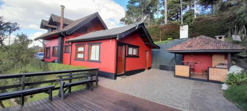 設施, Chalé familiar Vista Linda Campos do Jordão WI-FI (Chale familiar Vista Linda Campos do Jordao WI-FI) in 蘭舒阿萊格里公園