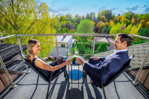 Balcony/terrace, SPA Hotell Peetrimoisa Villa in Viljandi
