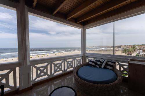 陽台/露台, La Estacion Gran Hotel in 帕卡斯馬約