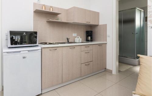 kuchyně, One-Bedroom Apartment In Vir in Vir