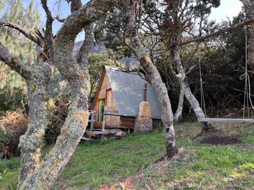 cabañas en la montaña