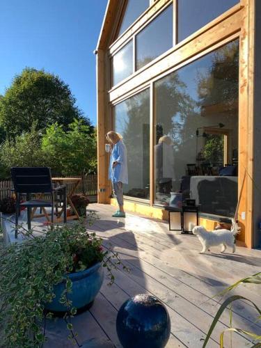 Balkons/terase, Zielony domek nad jeziorem Mazurskie klimaty in Wiartel