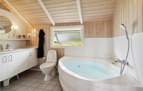 Bathroom, Holiday Home Harresbæk Sydals Ix in Mommark