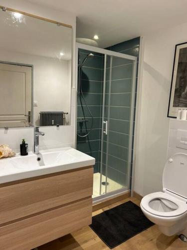 浴室, Appartement Hohwald terrasse 101 in 勒奧瓦爾德