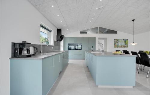 Kitchen, Lovely Home In Jerup With Sauna in Jerup