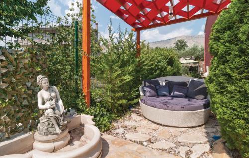 Balkons/terase, Pet Friendly Home In Srinjine With Sauna in Srinjine