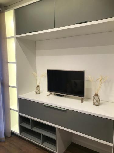 Shared lounge/TV area, Refugio tranquilo ao lado da Estacao Oratorio in Sao Lucas