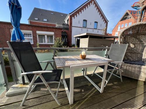 Балкон, Landhaus Gertrude 106 - Wohnung Ida in Юйст