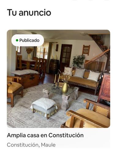 Amplia casa acogedora en Constitución
