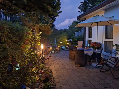 Balkons/terase, Pension Entenhausen in Schwentinental