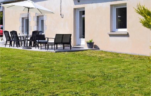 Viesnīcas āriene, Lovely Home In Canihuel With Heated Swimming Pool in Saint-Nicolas-du-Pelem