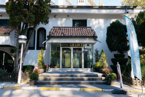 A szálláshely kívülről, Hotel Gradche in Kochani