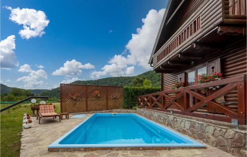 Peldbaseins, Lovely Home In Blazevci With Sauna in Bosiljevo