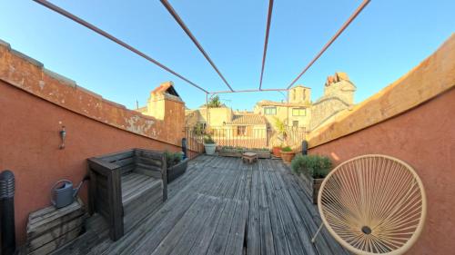 ระเบียง/ชานเรือน, Le 47 - Rentals in South of France in โบมง-เดอ-เปอร์ตุย