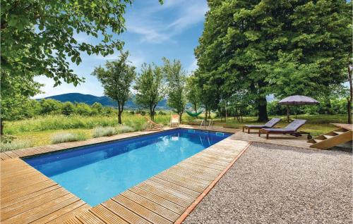 Nice Home In Plaski With Sauna