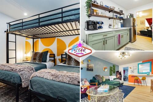 Near Strip 1BR Oasis w/ Arcade, Sleeps 6 + WiFi