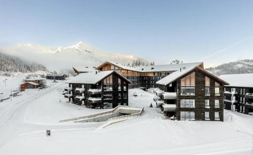Exterior view, Exclusive Ski In-Out apartment in Hemsedal next to Fyri Resort in Hemsedal