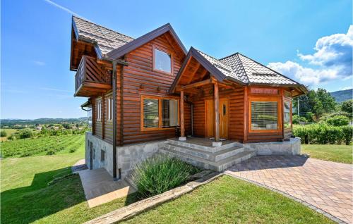 外觀, Nice Home In Pustodol With Sauna in 唐亞斯圖比卡