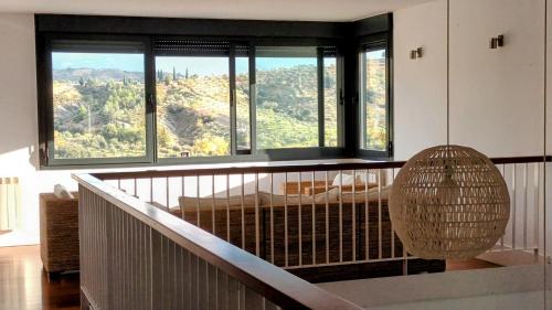 Kilátás, Villa Sierra, pool & BBQ in Huétor Santillán