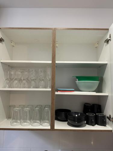 Konyha, Ferienwohnung Zentralglück (Ferienwohnung Zentralgluck) in Meerane