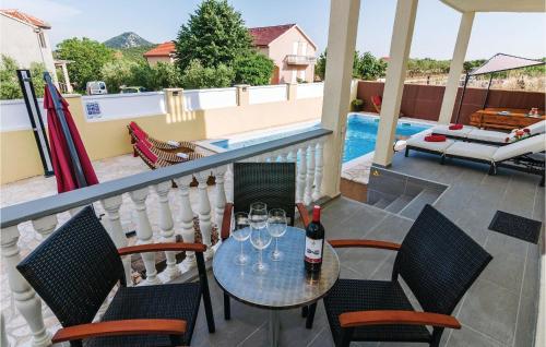 Balkons/terase, Four-Bedroom Holiday Home In Polaca in Polaca