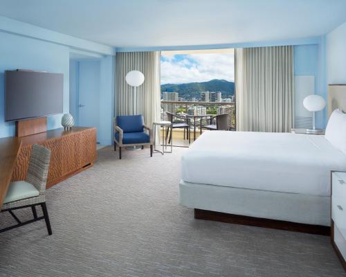 ハイアット リージェンシー ワイキキ ビーチ リゾート アンド スパ1 King Bed With Waikiki City View, High Floor