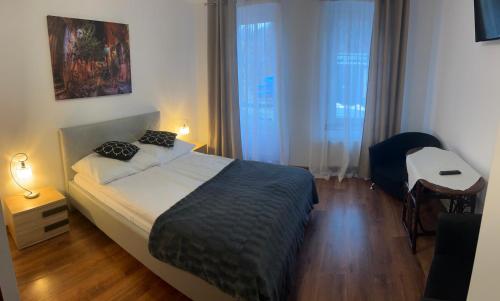 1 double bed