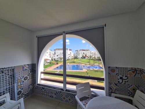 Balcony/terrace, Charmant appartement en residence piscine in Cabo Negro