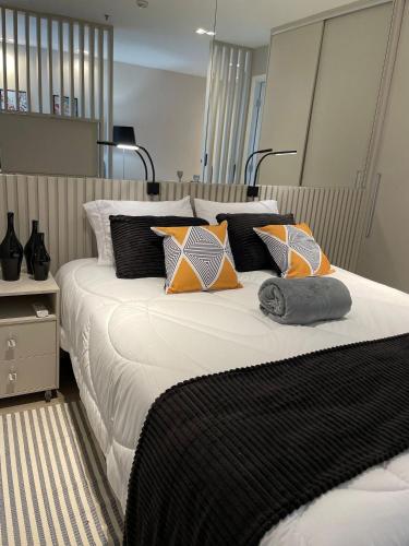 Morada Deluxe Vila Olímpia - Flat em hotel moderno em bairro nobre, São Paulo
