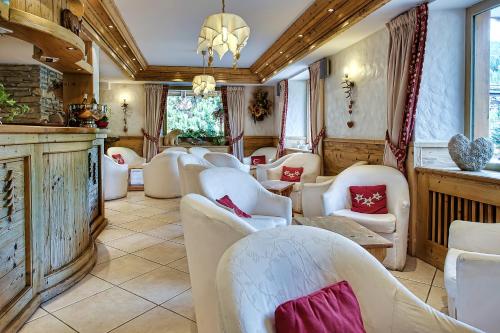 Közös társalgó / TV, Hotel les Sapins in La Clusaz