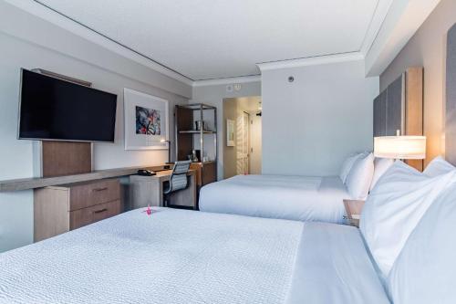 Executive Double Room with Two Double Beds and City View image 3