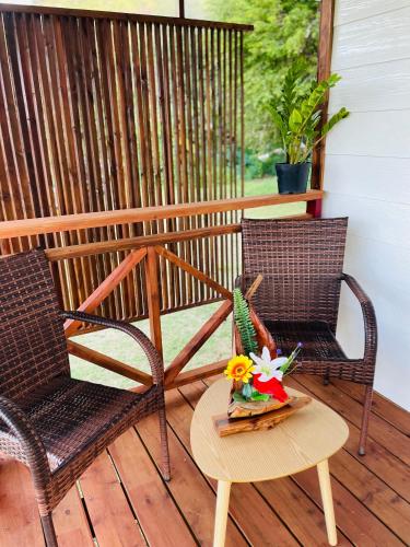 ระเบียง/ชานเรือน, RH Maharepa LODGE in มาฮาเรปา