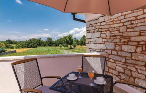 Balkons/terase, Three-Bedroom Holiday Home In Pazin in Zabrežani