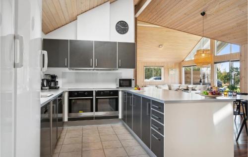 Kitchen, Awesome Home In Idestrup With Sauna in Idestrup