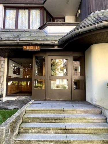 Bejárat, Appt Cosy au centre Chamonix in Le Lyret