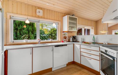 مطبخ, Holiday Home Boeslumvej in Ebeltoft